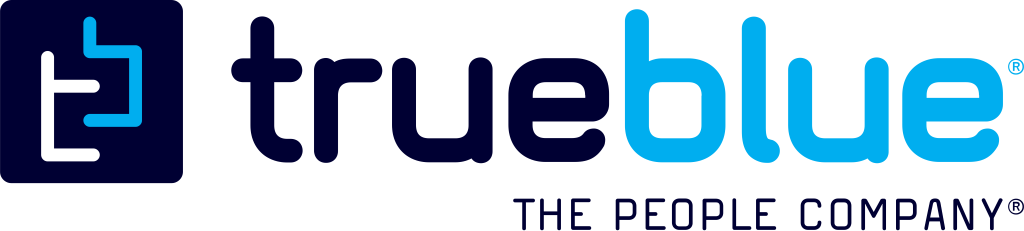 Trueblue logo, logotype, white, .png
