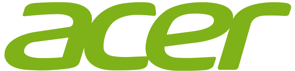 Acer logo, .png, white, logotype