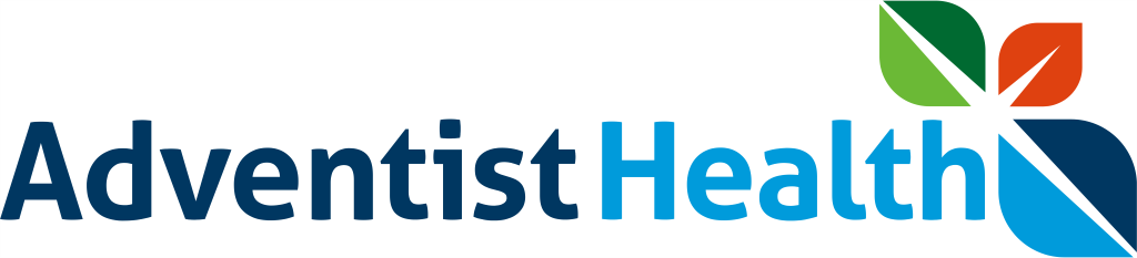 Adventist Health logo, logotype, white, .png