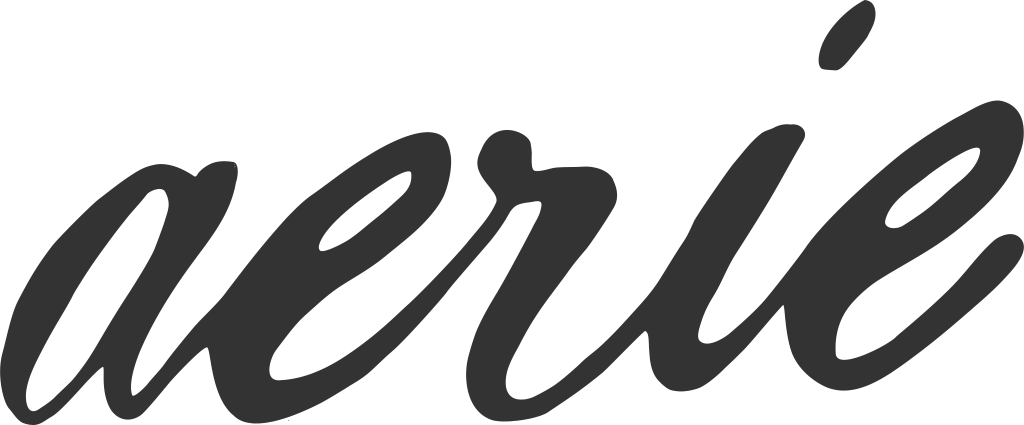 Aerie logo (white background)
