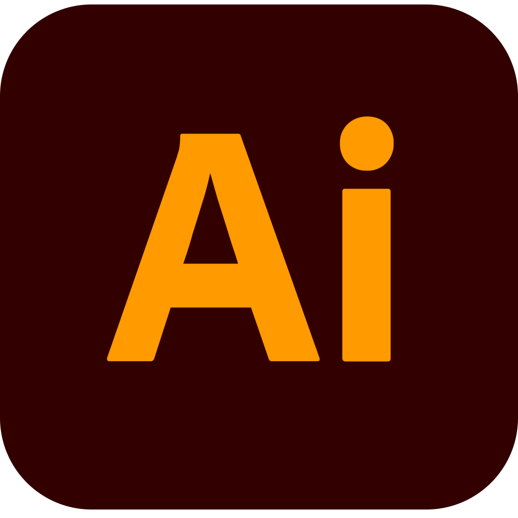 Adobe Illustrator (AI) logo, icon, transparent, .png