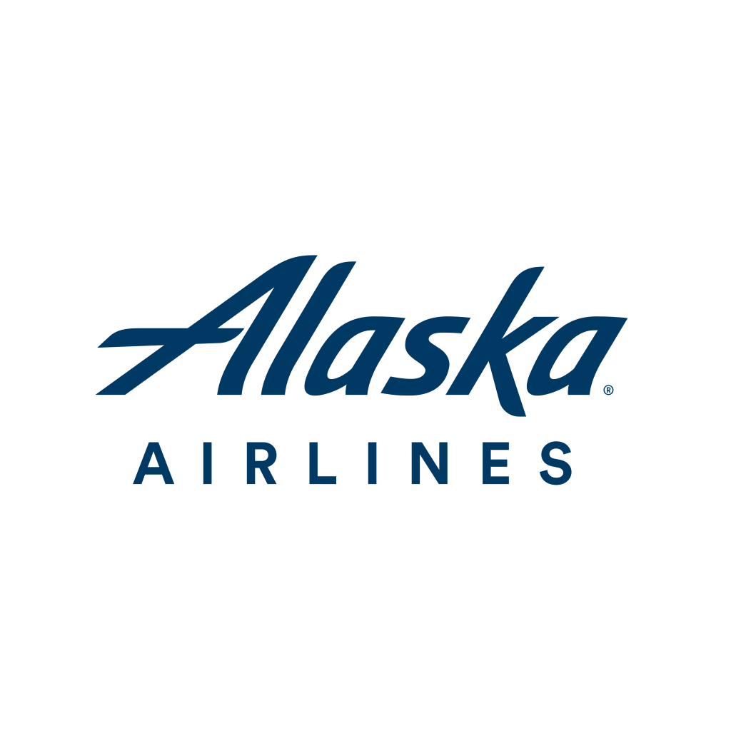 Alaska Airlines logo (white circle, .png)