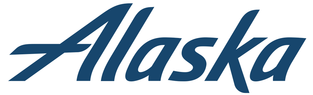 Alaska Airlines logo (white background)