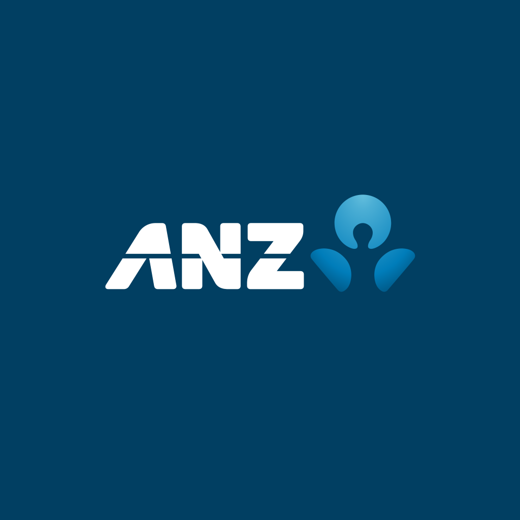ANZ logo, wordmark, blue, .png
