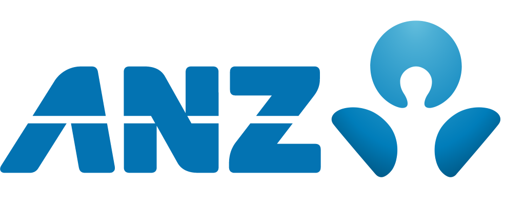 ANZ logo, wordmark, white, .png