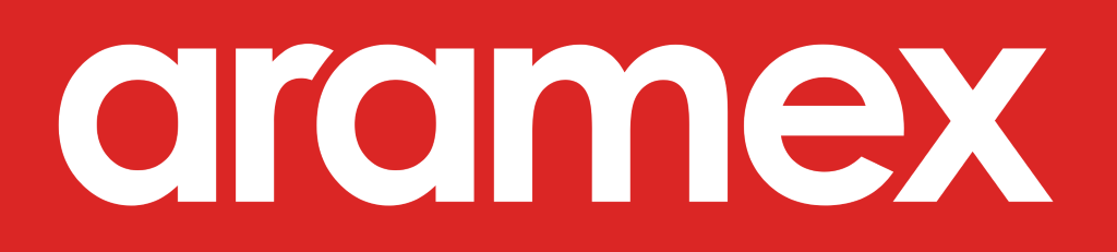 Aramex logo, red, png