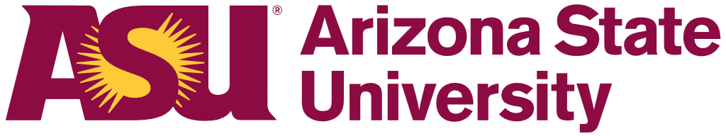Arizona State University (ASU) logo, transparent, .png