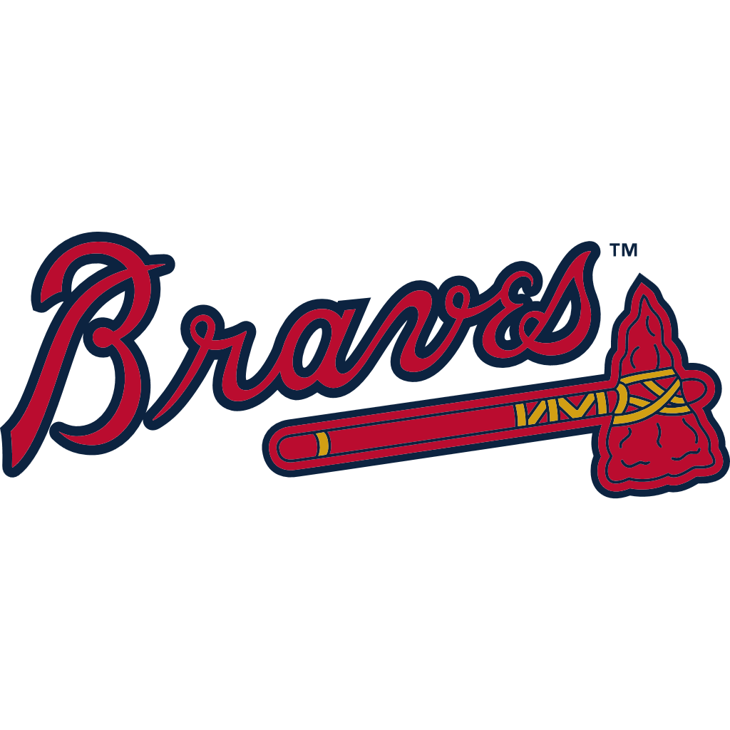 Atlanta Braves logo, transparent, .png