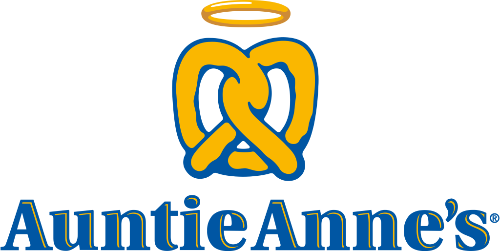 Auntie Anne's logo, .png, white