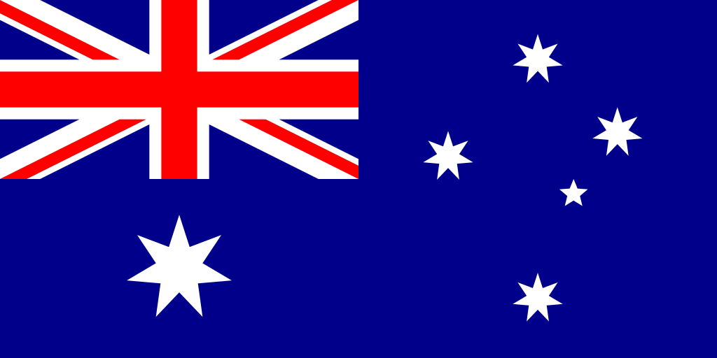 Australia flag, transparent, .png