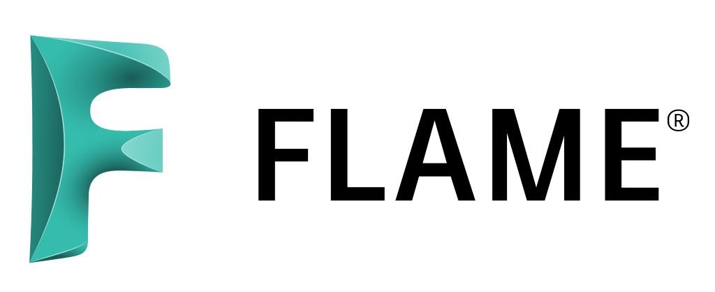 Autodesk Flame logo, transparent, .png