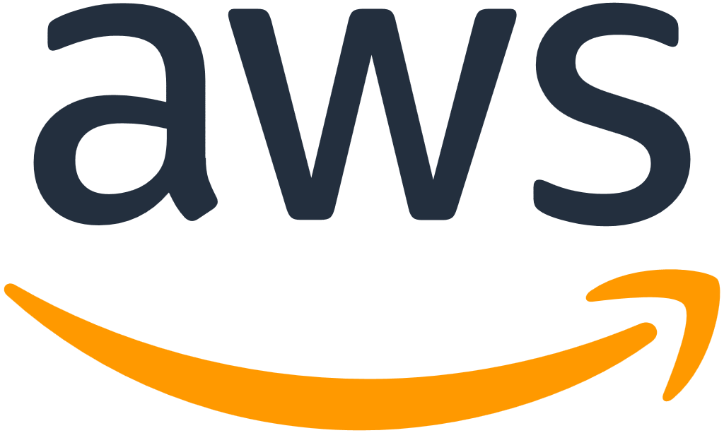 AWS (Amazon Web Services) logo, transparent, .png