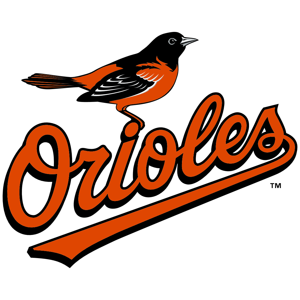 Baltimore Orioles logo, wordmark, transparent, .png