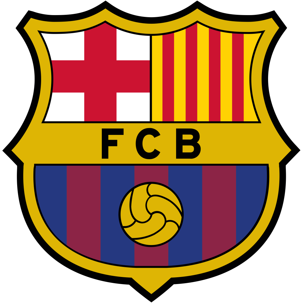 Barcelona FC logo, transparent, .png
