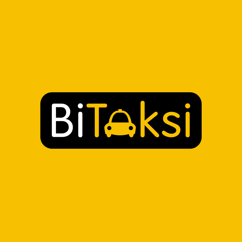 BiTaksi logo, wordmark, yellow, .png