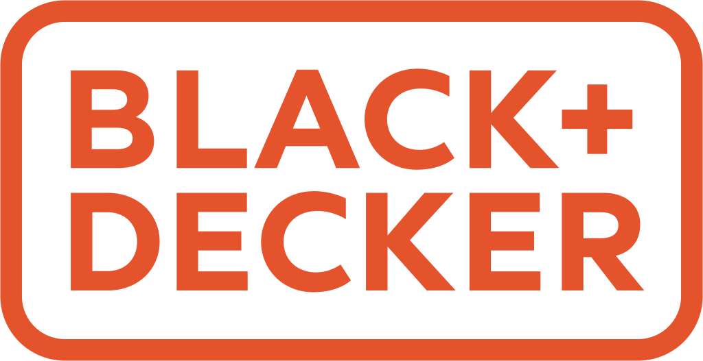 Black+Decker logo, transparent, .png