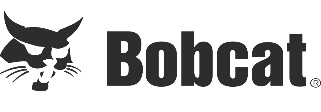 Bobcat logo, white, .png