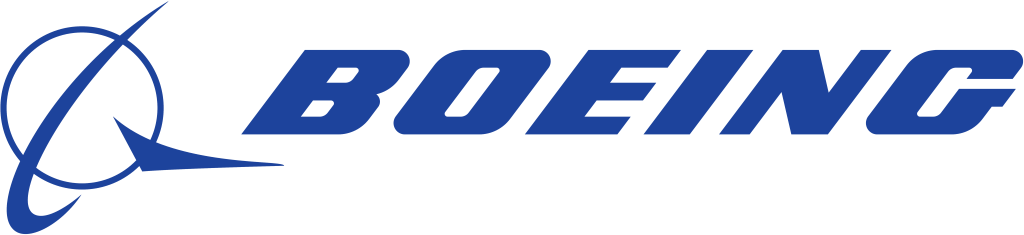 Boeing logo, .png, white