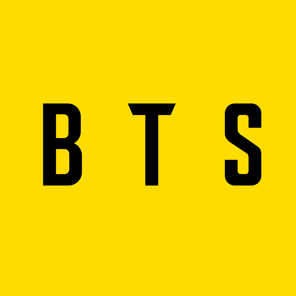 BTS logo, transparent, .png