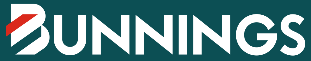 Bunnings logo, wordmark, .png