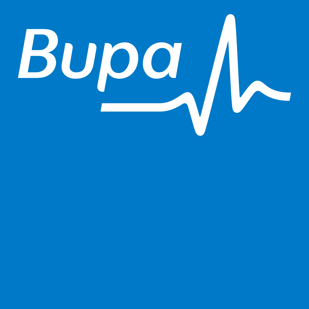 Bupa logo, transparent, .png