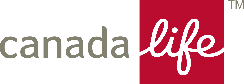 Canada Life Insurance logo, .png, white