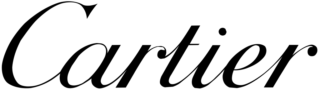 Cartier logo, transparent, .png, white background