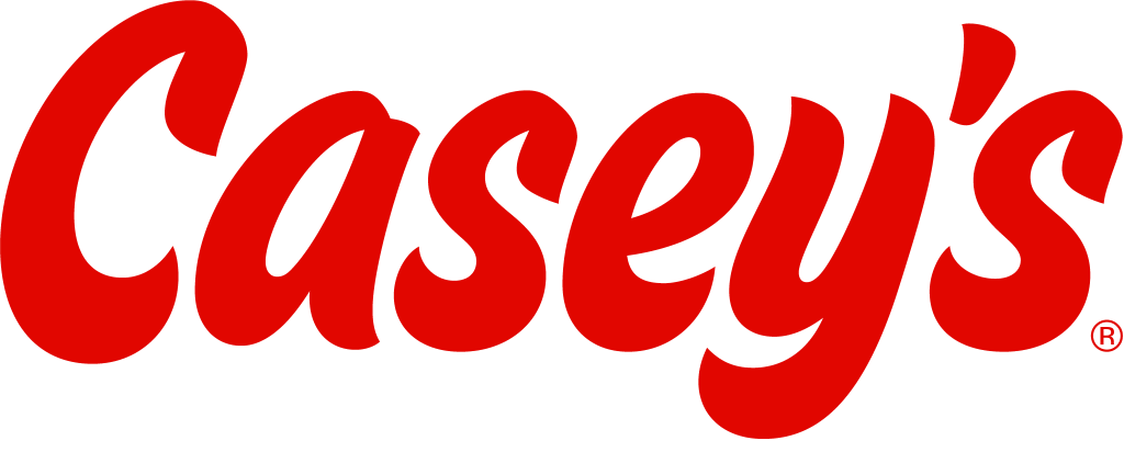 Casey's logo, white, .png