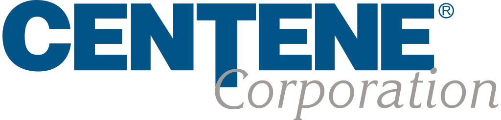 Centene Corporation logo, white, png