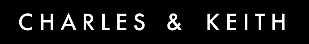Charles & Keith logo, wordmark, black, png
