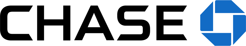 Chase Bank logo, white, .png