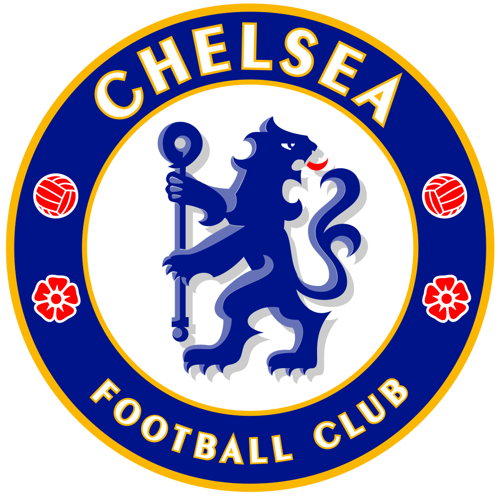 Chelsea logo, transparent, .png