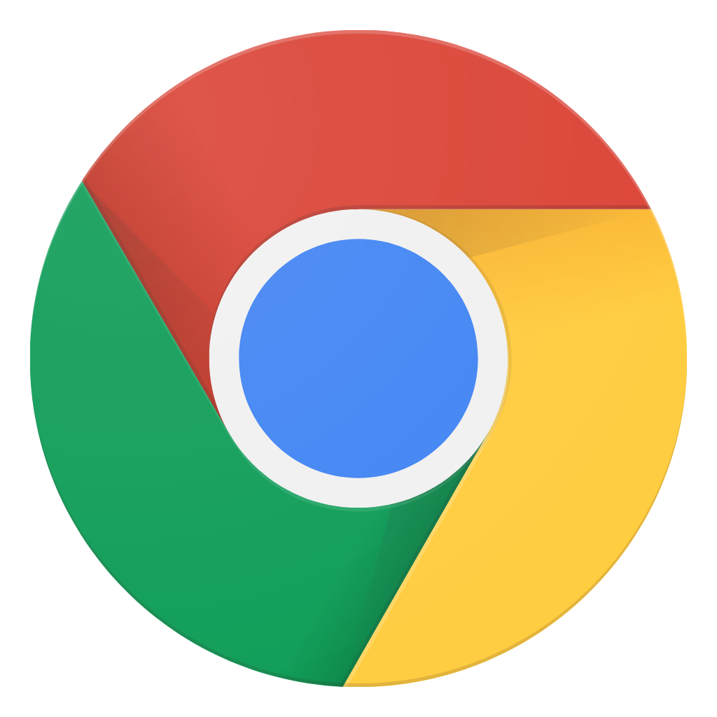 Chrome logo, logotype, transparent, .png