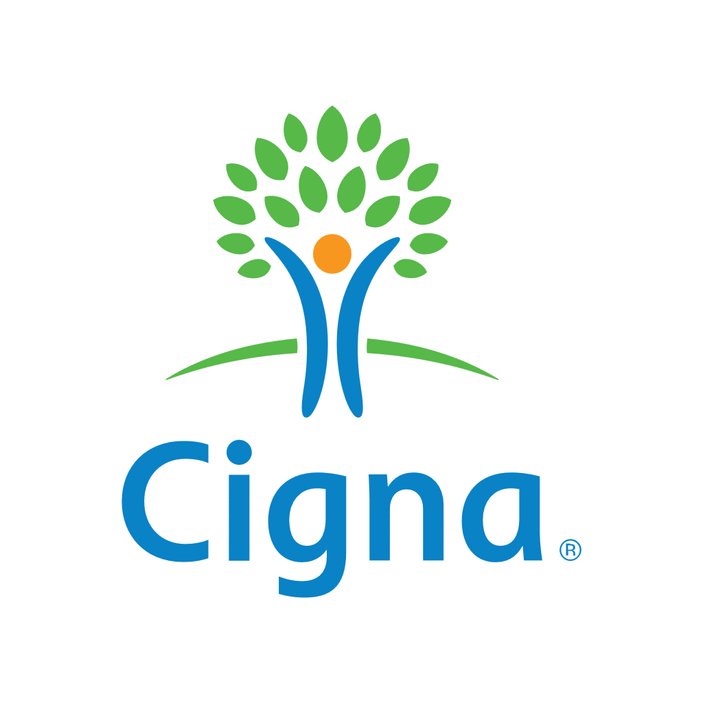 Cigna logo, transparent, vertical