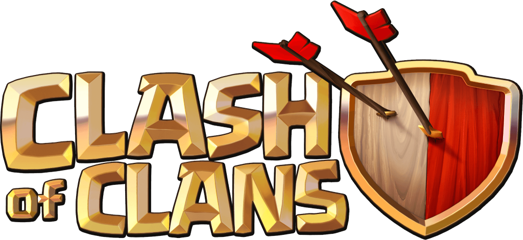 Clash of Clans logo, transparent .png