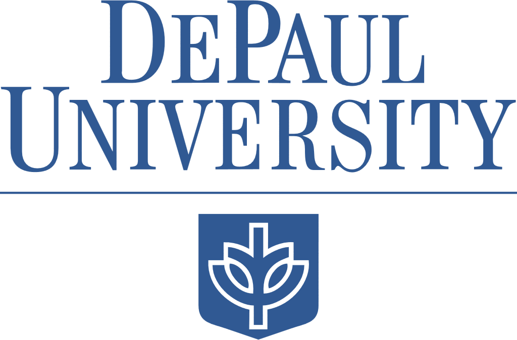 DePaul University logo, transparent, .png