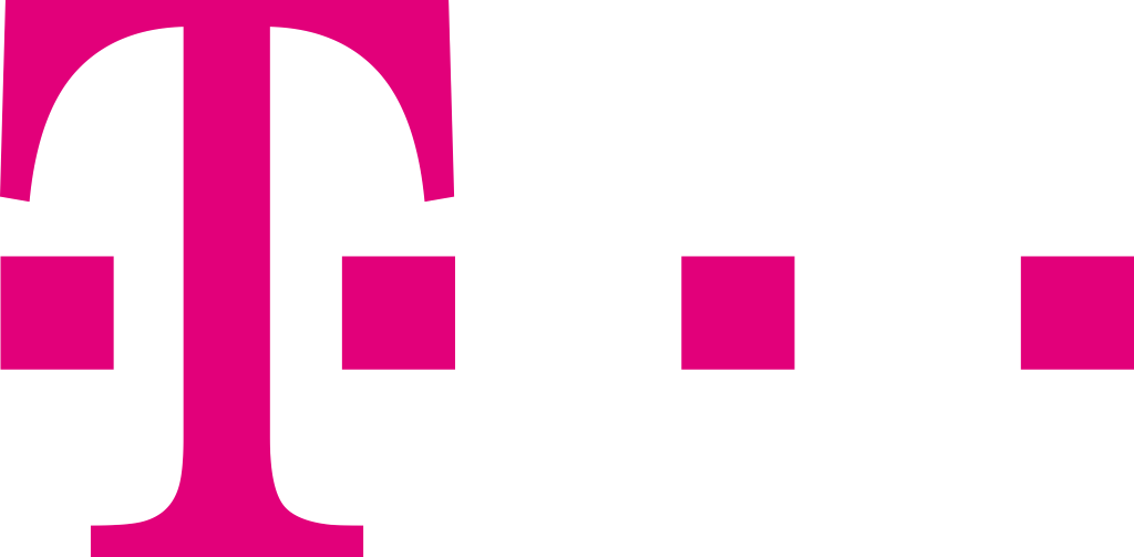 Deutsche Telekom logo, white, .png