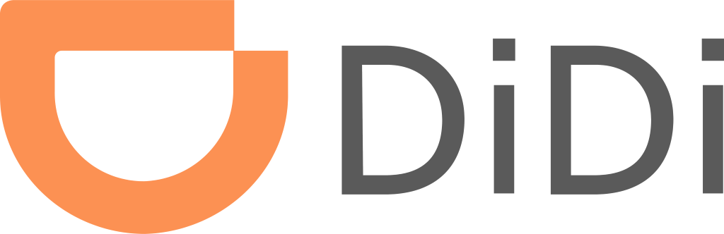 Didi logo, wordmark, white, .png