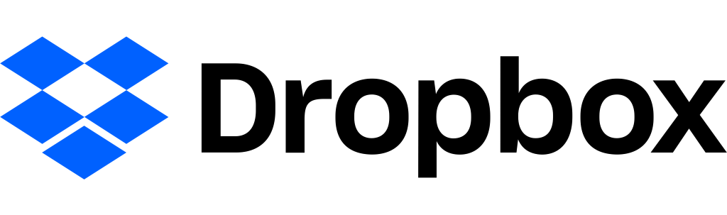 Dropbox logo, logotype, transparent, .png