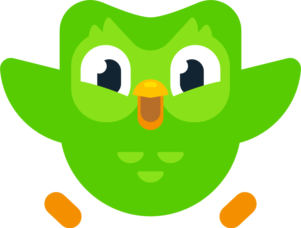 Duolingo logo, icon, transparent, .png