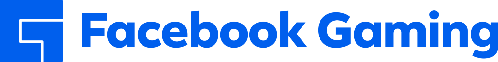 Facebook Gaming logo, white