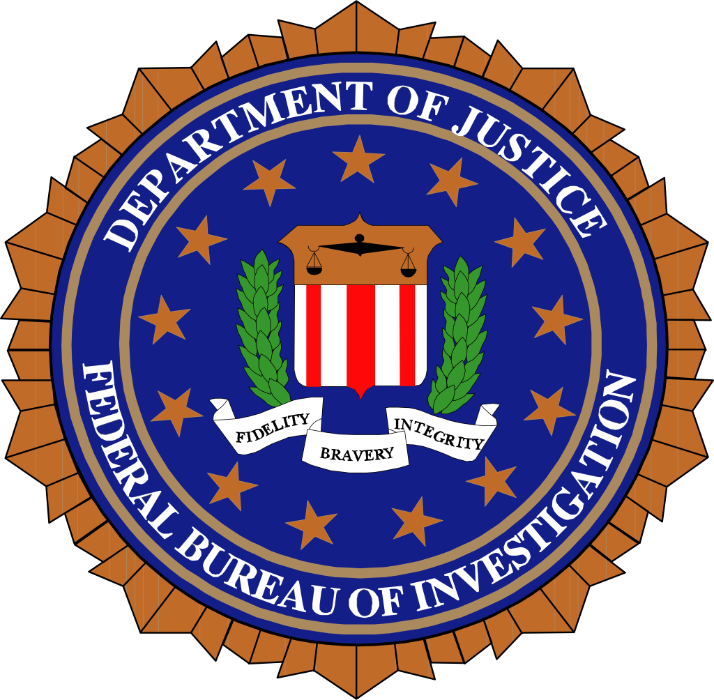 FBI logo, seal, emblem, transparent, .png