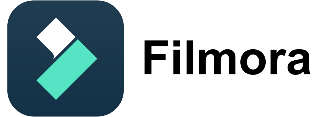 Filmora logo, icon, wordmark, transparent, .png