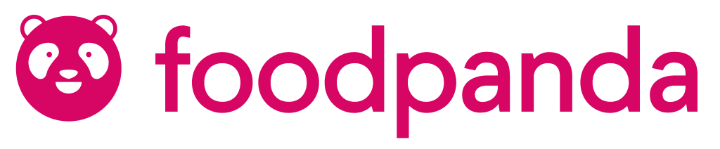 Foodpanda logo, white, .png
