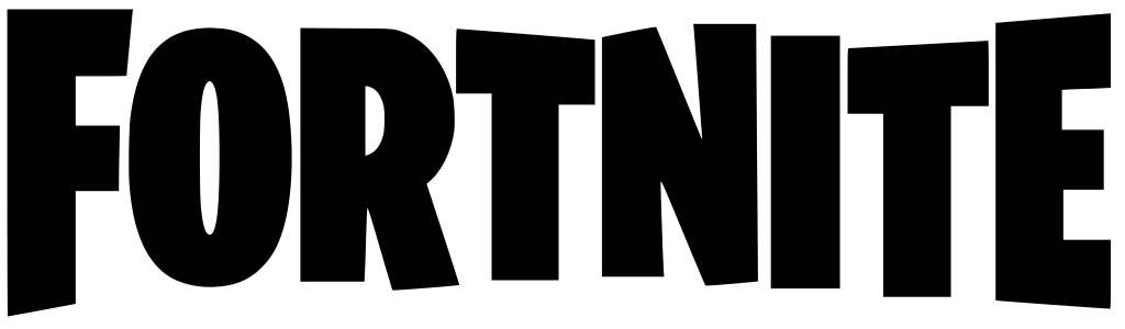Fortnite logo, white, .png