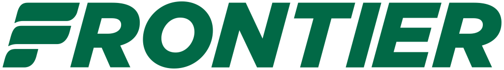 Frontier Airlines logo, .png, white