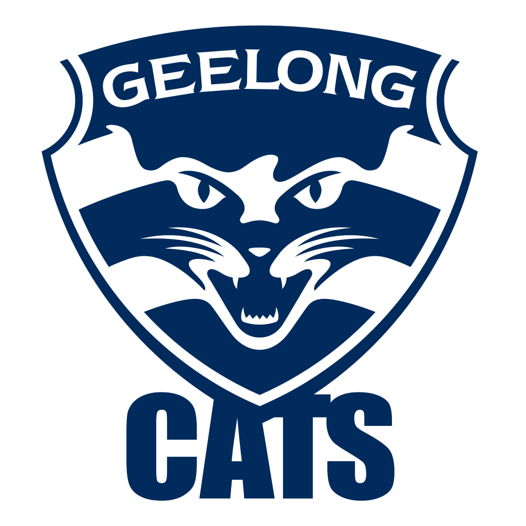 Geelong Cats Football Club logo, transparent, .png