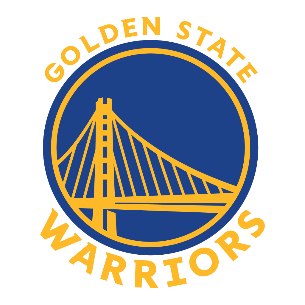 Golden State Warriors logo (GSW), transparent, .png