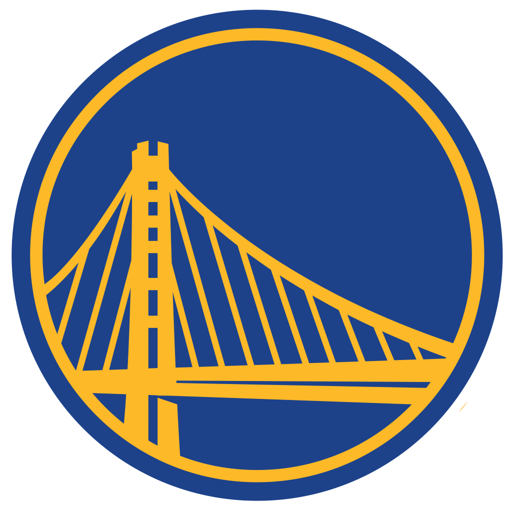 Golden State Warriors logo, seal, emblem, transparent, .png