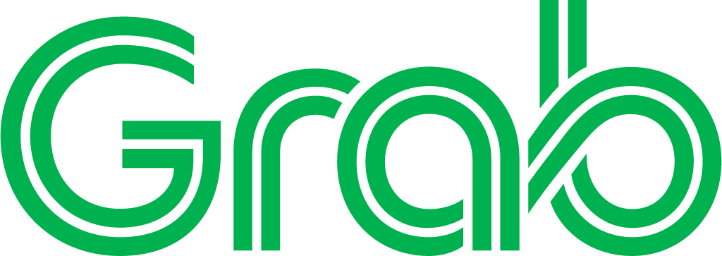 GrabTaxi (Grab) logo, wordmark, transparent, .png